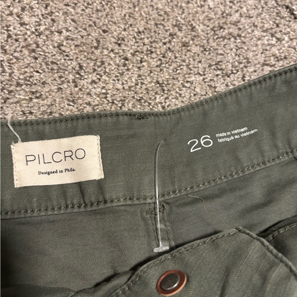 Pilcro Olive Pants for Women - Picture 2 of 6